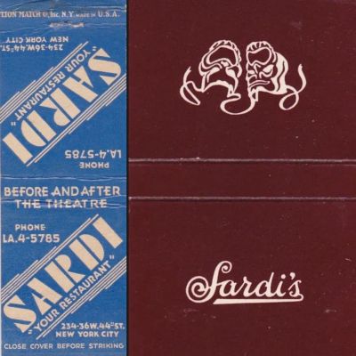 Kind of loving the logo design from the 50’s matchbook on the left. On the right is a 60’s matchbook and that same logo is still used today (and the restaurant is not called Fardi’s as the seller referred to it). #dandy #dapper #fineanddandy...