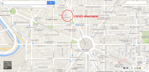 zorekryk:pitcherplant:berryfunkedup:enechelon:Steve Rogers’ Washington DC apartment address: 1614 Co