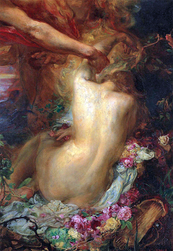 paintingses:  The Uplifting of Psyche (detail)