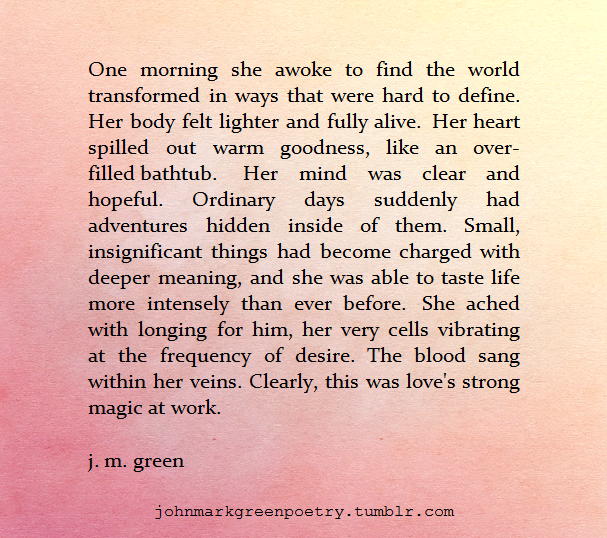johnmarkgreenpoetry:It could happen to you at any time - “The Transformation”