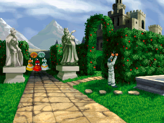 the2dstagesfg:  “Rosemary’s Castle” from Asura Buster (Arcade)