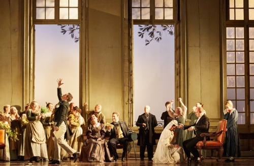 theatricallunatic: Le Nozze di Figaro at the Royal Opera House. The lighting here is spectacular, th