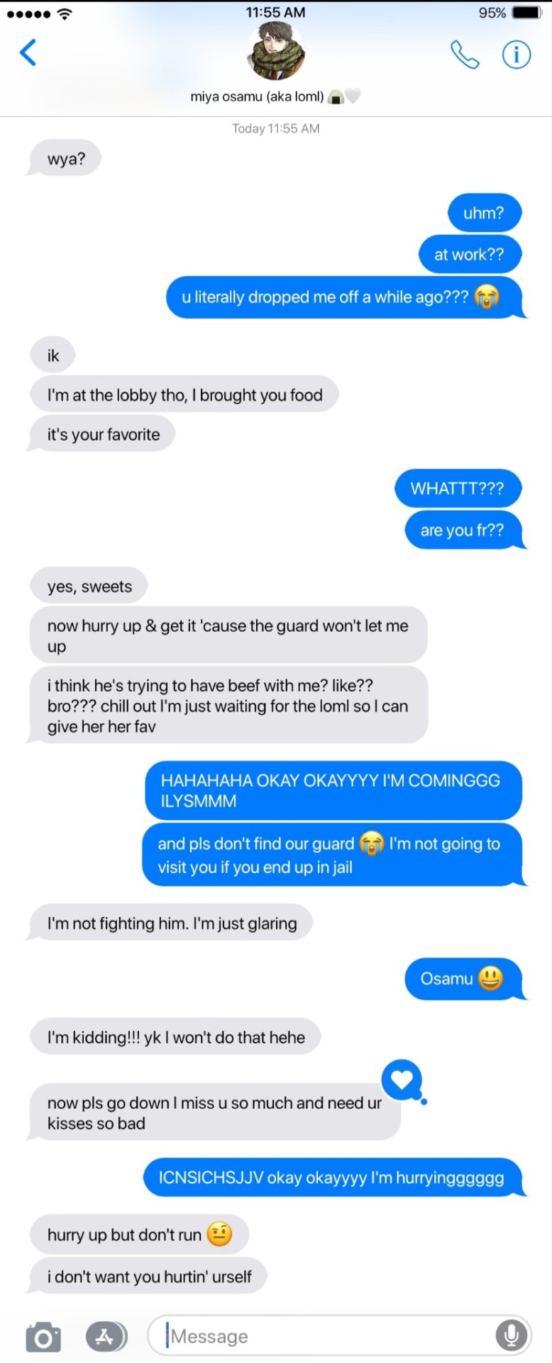 BOYFRIEND TEXTS