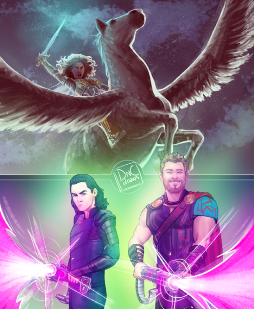 drawings for my marvel friends, part II: thor ragnarok editioninstagram | ko-fi