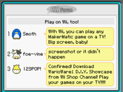 suppermariobroth:  The D.I.Y. Forum seen in WarioWare: D.I.Y. features numerous examples of Internet slang and references.