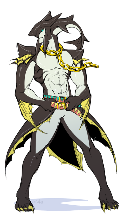 justanothergreyface: wasabu: sharktaro! aka. zora jotaro all thanks to a certain zora prince who&rsq