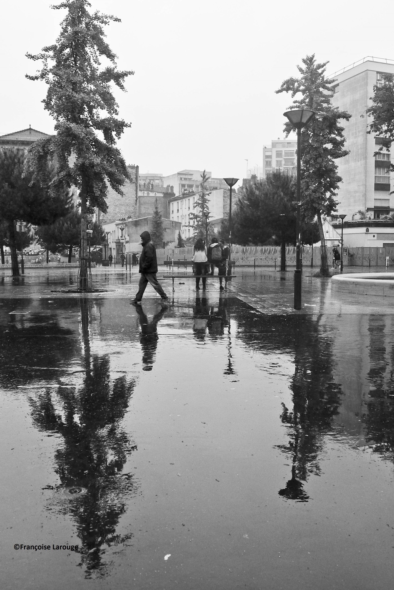 Jour de pluie Paris XXé3 ©Françoise Larouge