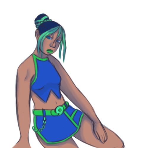 chill jolyne warmup&hellip;looser painting is a lot more relaxing!