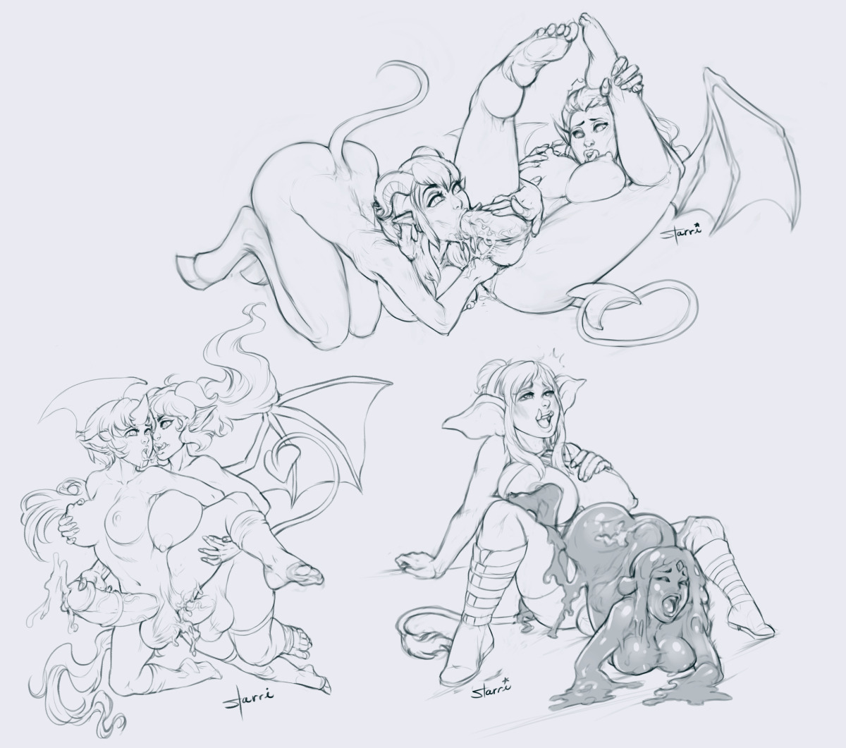 burpingfuta:  All made by an amazing artist named Starri &lt;3Can I please keep
