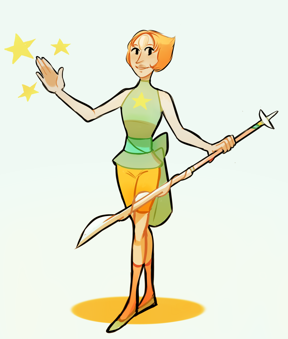 uzhasnyivolk:as requested by ledtsbor, pearl form steven universe :3c