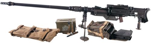 Swiss SIG Solothurn 20mm cannon with rare sniper scope, dated 1940.from Rock Island Auctions