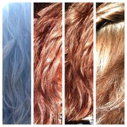 My current hair changes in the sun light. Whoot