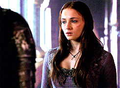 crystalreed:Sansa Stark + flowers