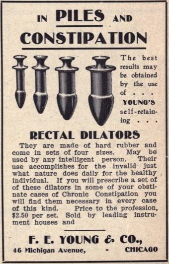 calumet412: Extreme constipation (no doubt from a meat-centric diet) calls for extreme remedies, 191