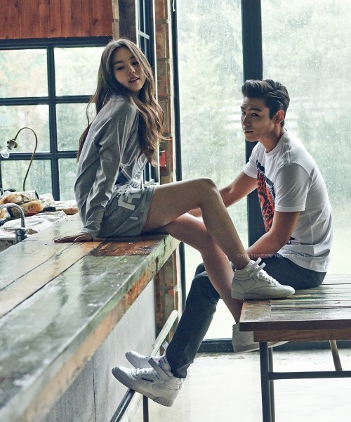 chicsohee-blog:  An Sohee and T.O.P for Reebok Classic