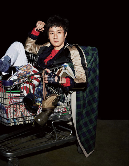 Jung Woo Для Elle Korea 01/2014