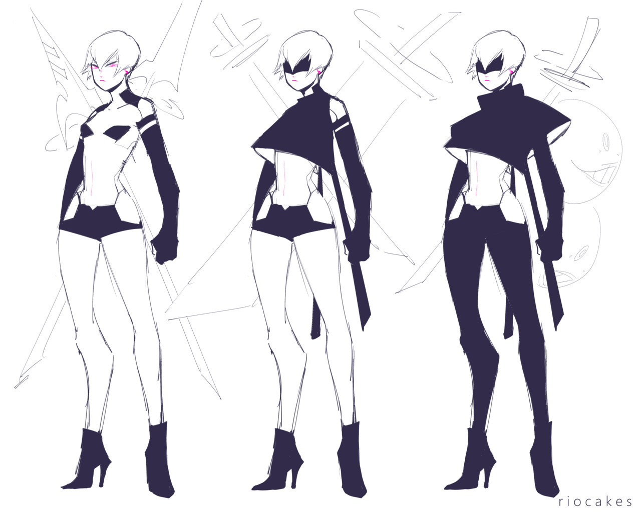 riocakes:  Meet 69B- a Yorha unit residing in the Kingdom of Night.  She used to