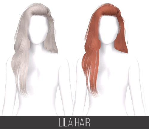                                              LILA HAIR11 colorsHair categoryHQ mod compatibleMesh ed