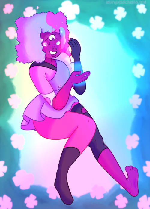 elasticitymudflap:  A Cotton Candy Queen I forgot to post during the bomb  o w o)/ 