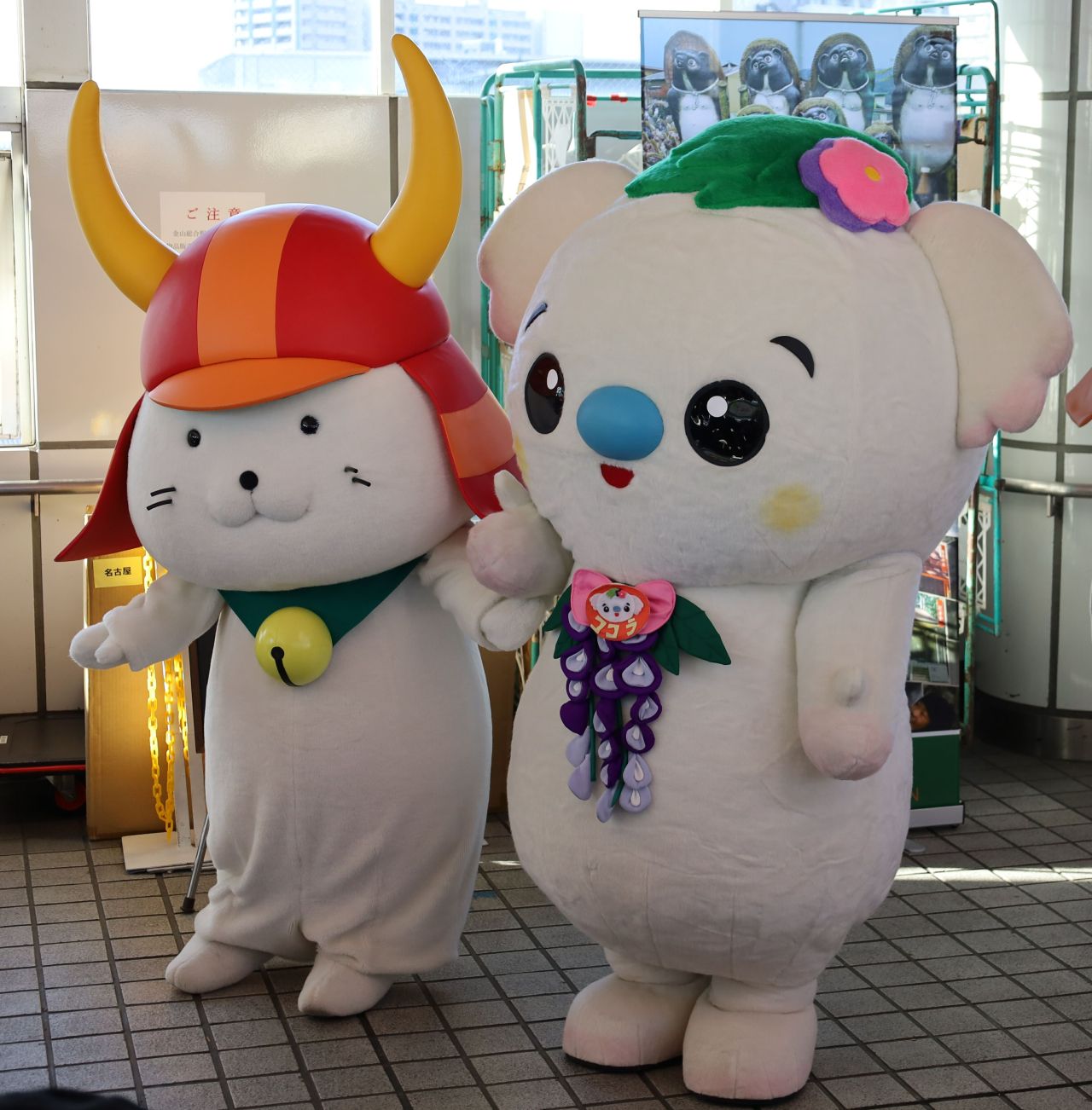 Japanese Mascot Photograph Yuruchara Jp ゆるキャラ ひこにゃん ココラちゃん 滋賀県 21年12月撮影 Hikonyan