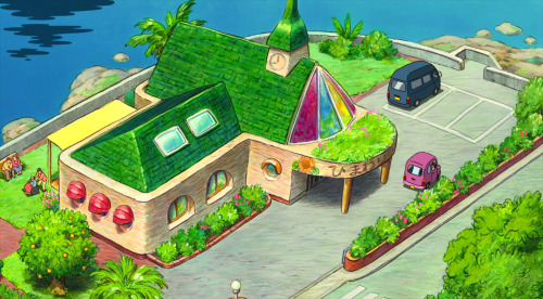 ghibli-collector:Ponyo on the Cliff by the Sea - Art Director Noboru Yoshida (2008)