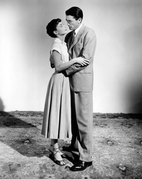 Gregory Peck, Audrey Hepburn and Eddie Albert in Roman Holiday (1953)