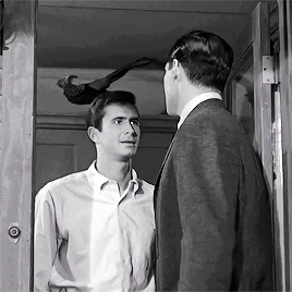 Anthony Perkins And John Gavin As Norman Bates And Sam Loomis In Psycho (1960) Dir. Alfred Hitchcock