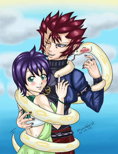 Fairy Tail Obsessed Monoghost Cobra The Snake Charmer And Kinana