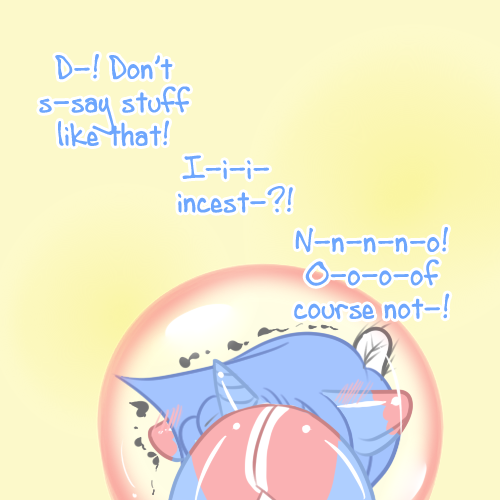 questions-for-peachy:  Nnnno! Nononononono…  XD D'aww X3