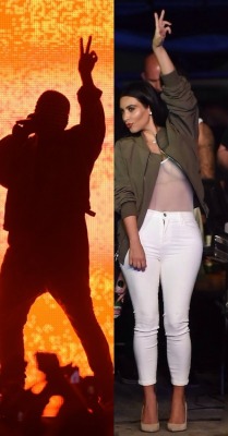 kimkanyekimye:  Kim &amp; Kanye at Bonnaroo  2014 6/14/14 (x) 