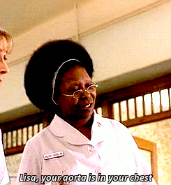 kissmyinnocence:   shae-stfu:  Whoopi is having none of your suicidal shit today