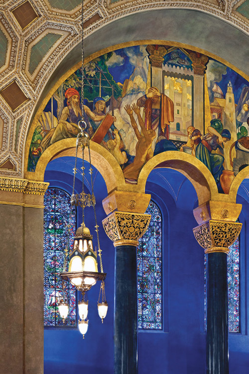 ofskfe: Wilshire Boulevard Temple, Los Angeles. The first synagogue in Los Angeles, founded in 1862 