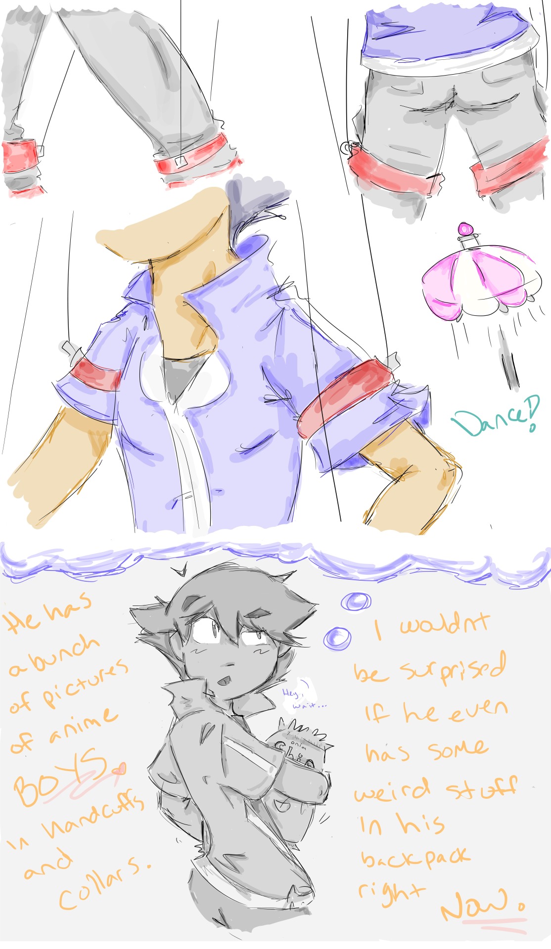 ashy-matsuno-boy:  rinaskitty:  (requested by an anon) What if Satoshi had overheard