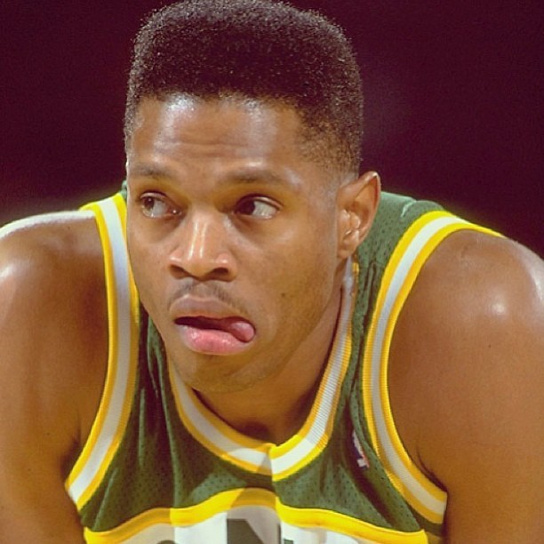 I miss watching Sam Perkins play. #seattle #nba