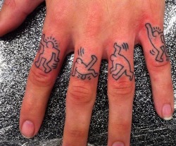 aeroplani:  Keith Haring tattoo’ ( @seanfromtexas