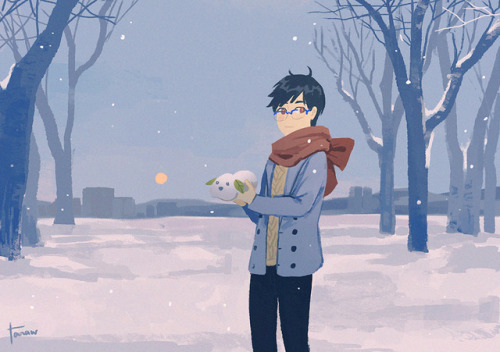 tanaw:snow!