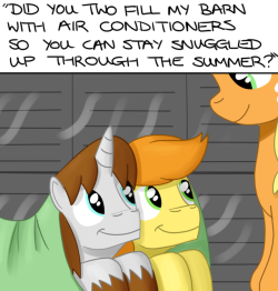 hoofclid:I think these horses might be on to something… x3