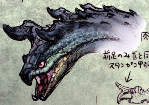 theworstbear: Tobi-Kadachi Concept Art.