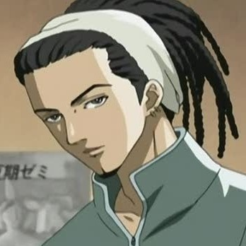 beautiesofafrique:    Black male Anime characters    1. Bob Makihara from Tenjou Tenge 2. Abengane from Hunter X Hunter 3. Captain Tousen from Bleach 4. kyosuke Takakura from Nana 5. Darui from Naruto 6. Afro Samurai from Afro Samurai 7. Kirikou Rung