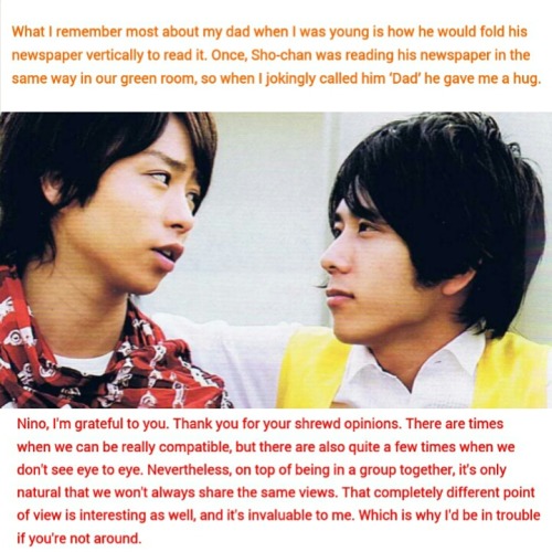 arashianeel:“They care about each other to that extent, it’s surprising.” /adv friendship day post. 