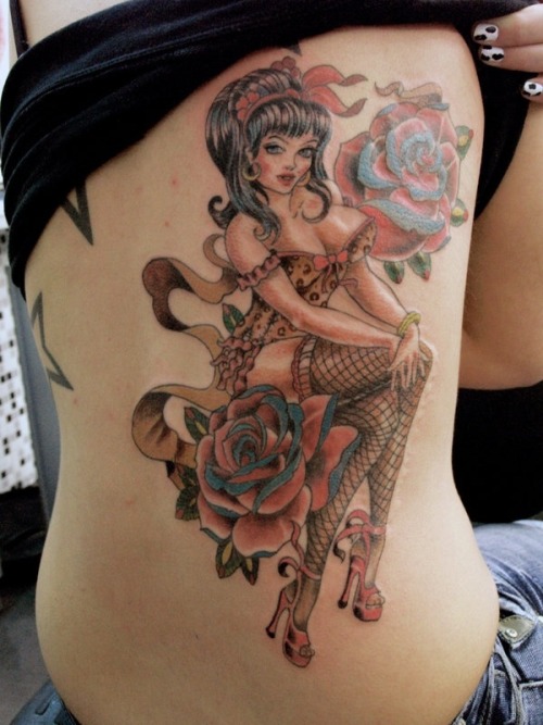 Devil girl tattoo designs