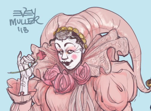 grinandgristle:Different, but still sister clowns My sister @65pinkroses showed me a very Femme clow