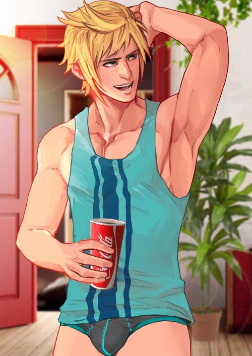 p2ndcumming: maorenc: FFXV Morning drinks Nude version,PSD file, process photo, process video in 