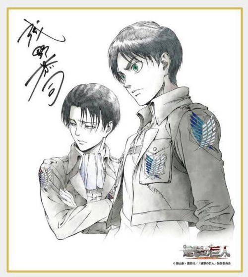 fuku-shuu:  SnK Dedication Post: Asano Kyoji’s Exhibition-Exclusive Illustrations In addition to exclusive bookmarks, SnK Chief Animation Director/Character Designer Asano Kyoji started releasing exclusive, original SnK illustrations since 2016. They