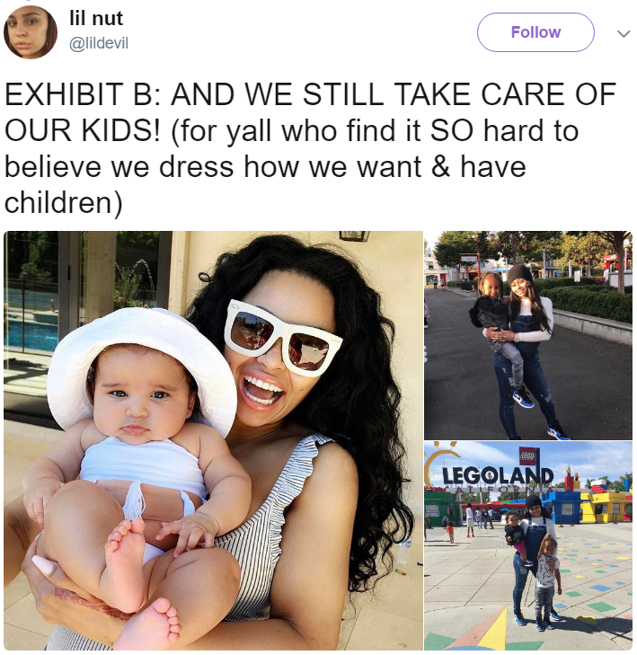 thetrippytrip:  Lady could be naked and still be a great person.  She could be covered