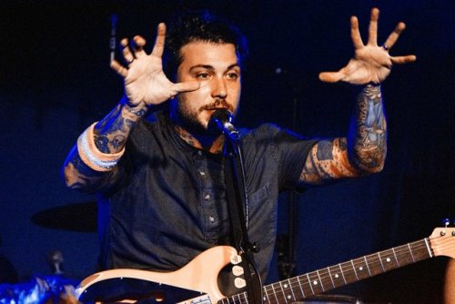 callmeblake:Frank Iero and The Patience at Omeara, London, England, United Kingdom - October 21st, 2