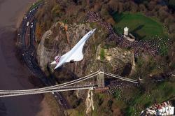 porterdavis:  The last flight of the Concorde, 10 years ago today. Picture - @LewisWhyld H/t - Michael Beschloss