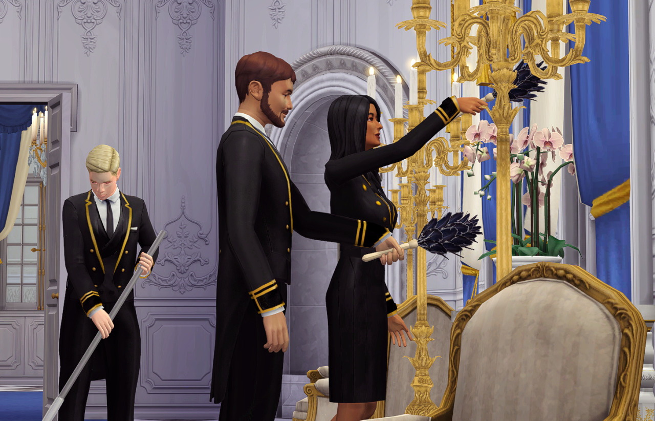 New palace staff deco sims - Part 1. A whole bunch... - Ey yo waddap