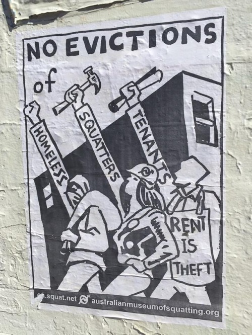 Some of the many anarchist posters seen around Sydney