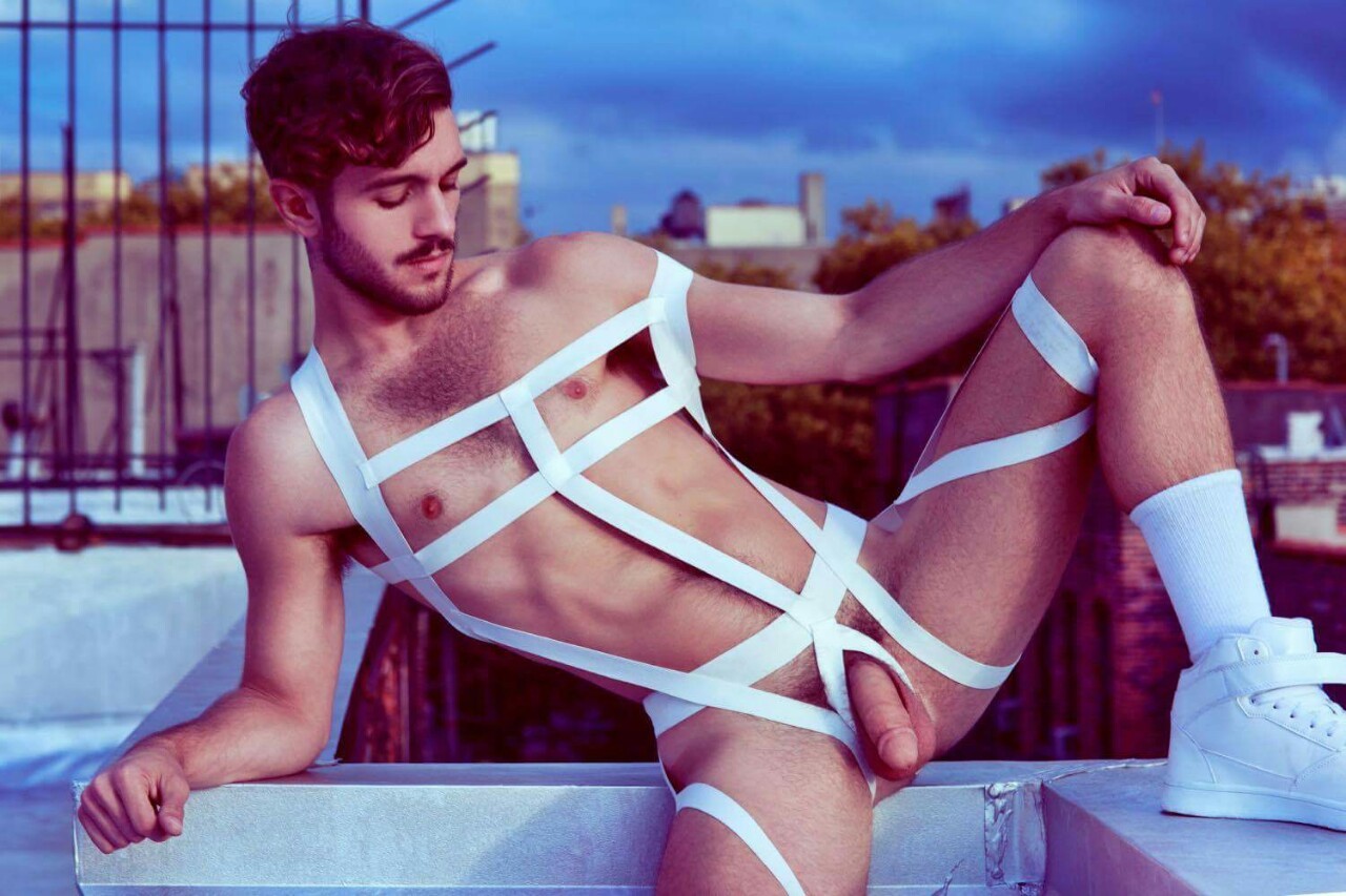 stiaanlouw:  David photographed in Harlem NYC by Exterface in custom Stiaan Louw.